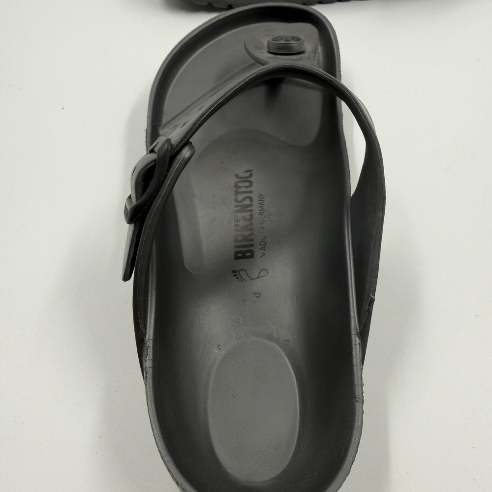 Birkenstock Gizeh EVA Sandals Womens Size 8 Gray Thong Flip Flop Slides - Picture 8 of 10